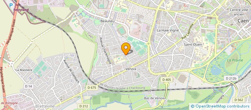 localisation de l'entreprise YOTOTEC à CAEN