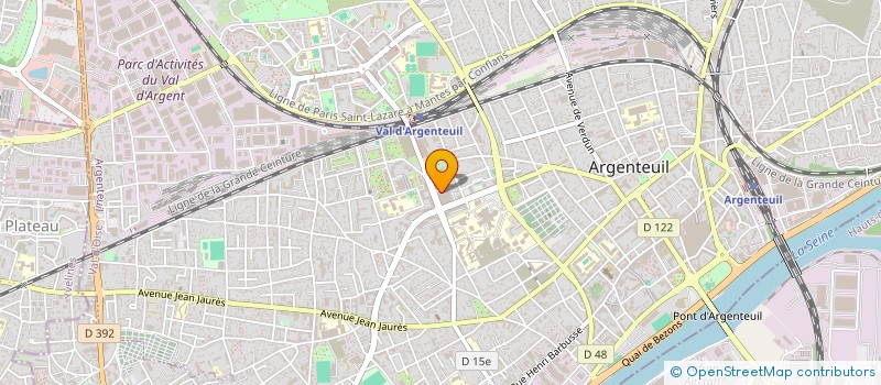 localisation de l'entreprise YOTTA ENERGIES  ARGENTEUIL