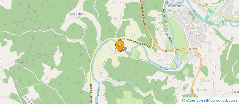 localisation de l'entreprise YOU AND EYES BRANTOME  BRANTOME EN PERIGORD