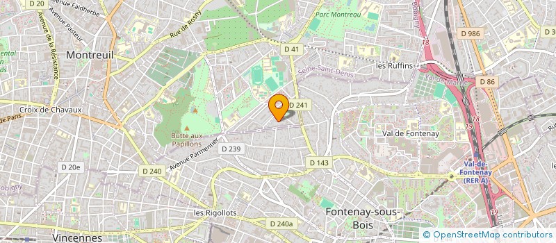 localisation de l'entreprise YOU AND I PRODUCTIONS à MONTREUIL