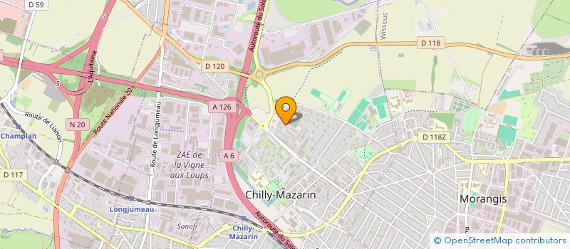 localisation de l'entreprise YOU AND ME à CHILLY-MAZARIN