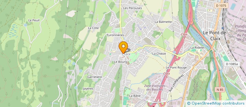 localisation de l'entreprise YOU AR ZEN à CLAIX