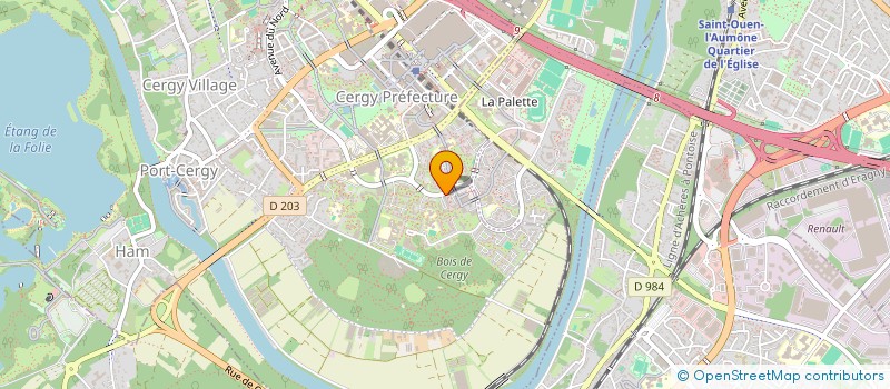 localisation de l'entreprise YOU & CO à CERGY