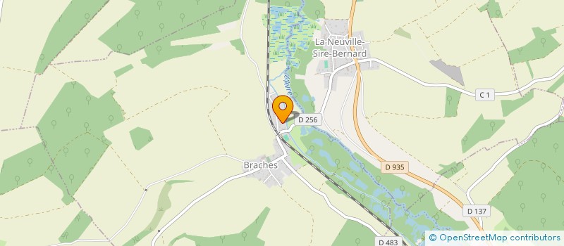 localisation de l'entreprise YOU COM à BRACHES