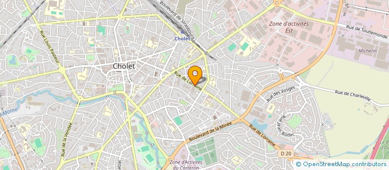 localisation de l'entreprise YOU GORGET à CHOLET
