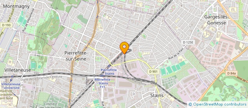 localisation de l'entreprise YOU'KA à PIERREFITTE-SUR-SEINE