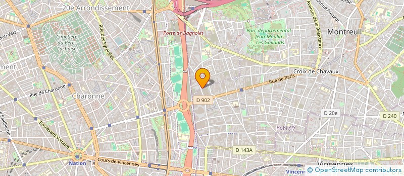 localisation de l'entreprise YOU MOTORS à BAGNOLET