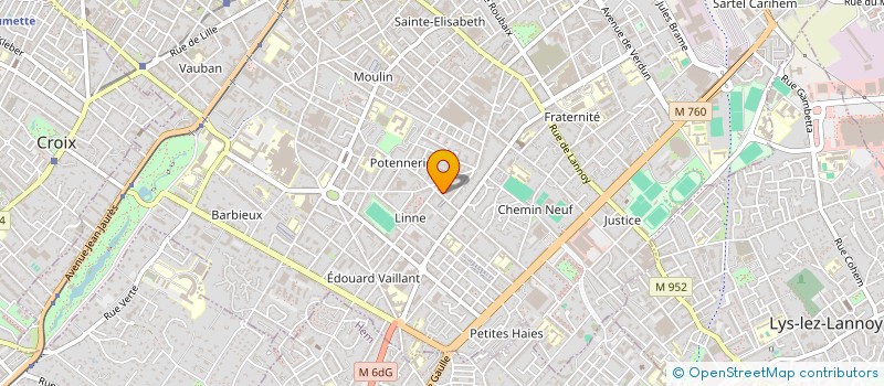 localisation de l'entreprise YOU-NORD  ROUBAIX