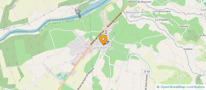 localisation de l'entreprise YOU RENOV HABITAT  SAINT-ROMANS