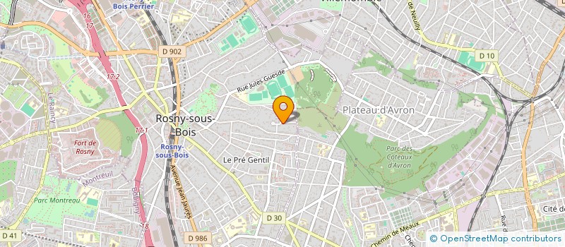 localisation de l'entreprise YOU SERVICES  ROSNY-SOUS-BOIS