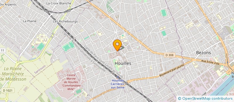 localisation de l'entreprise YOU-&-SOLUTION-TECHNIQUE  HOUILLES