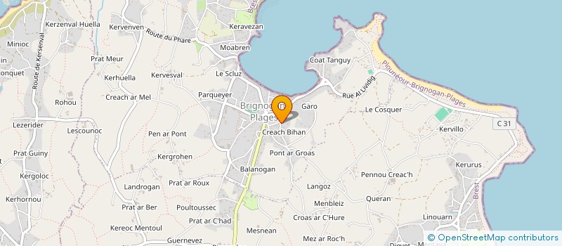 localisation de l'entreprise YOU TOO RACING TEAM  PLOUNEOUR-BRIGNOGAN-PLAGES