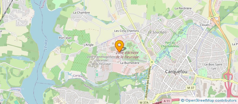 localisation de l'entreprise YOU WEB à CARQUEFOU