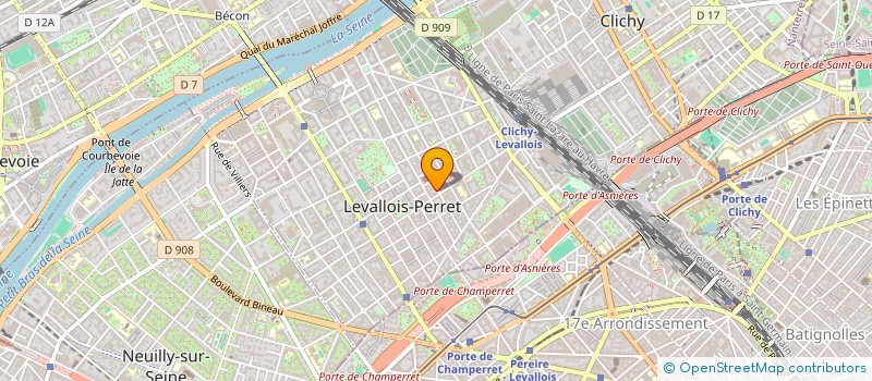localisation de l'entreprise YOU XUAN à LEVALLOIS-PERRET