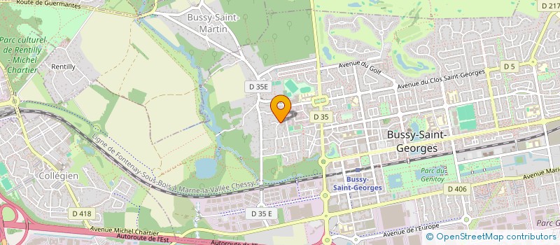 localisation de l'entreprise YOU1S  BUSSY-SAINT-GEORGES
