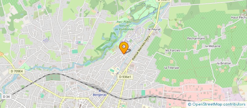 localisation de l'entreprise YOUANDCOMENR à BERGERAC