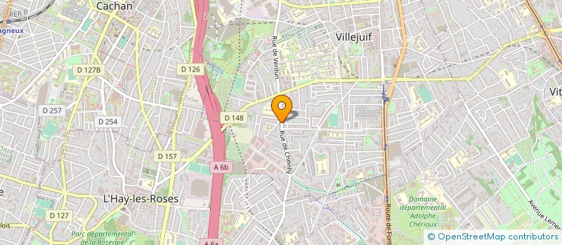 localisation de l'entreprise YOUBAC à VILLEJUIF