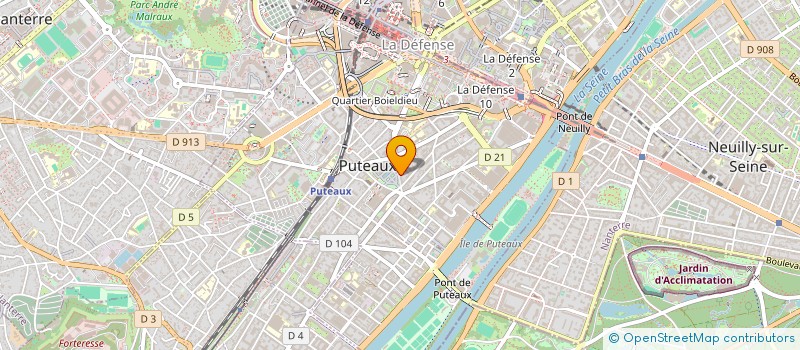 localisation de l'entreprise YOUBAL à PUTEAUX