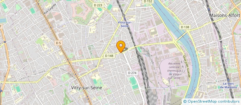 localisation de l'entreprise YOUBAT à VITRY-SUR-SEINE