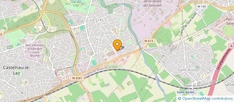 localisation de l'entreprise YOUBEE 34 à LE CRES