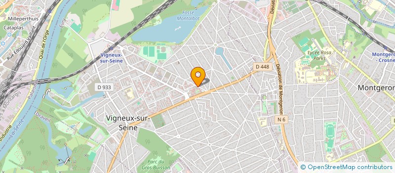 localisation de l'entreprise YOUBODY+ à VIGNEUX-SUR-SEINE