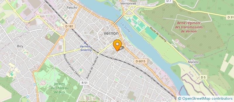 localisation de l'entreprise YOUCAR LOCATION  VERNON