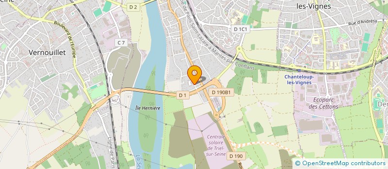 localisation de l'entreprise YOUCARS DSN  TRIEL-SUR-SEINE