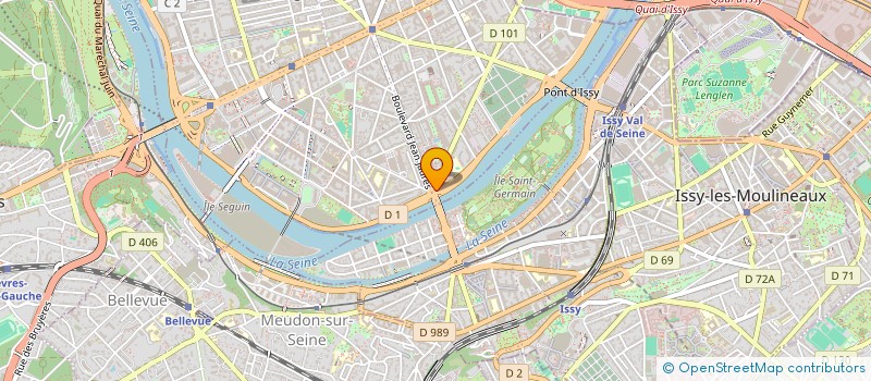 localisation de l'entreprise YOUCEF à BOULOGNE-BILLANCOURT