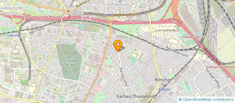localisation de l'entreprise YOUCO BATIMENT à LILLE