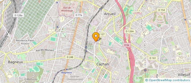 localisation de l'entreprise YOUCOST à ARCUEIL