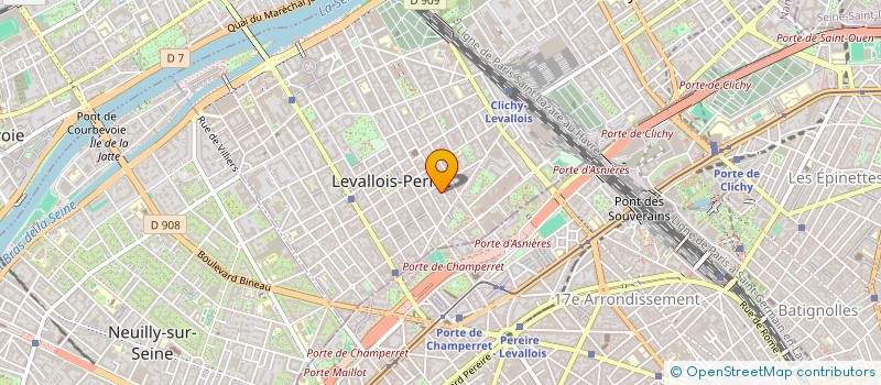 localisation de l'entreprise YOUDEO à LEVALLOIS-PERRET