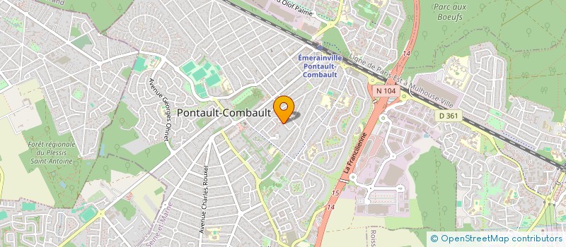 localisation de l'entreprise YOUDOM à PONTAULT-COMBAULT