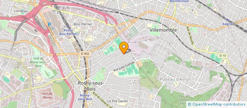 localisation de l'entreprise YOUDY APPRENTIS à ROSNY-SOUS-BOIS
