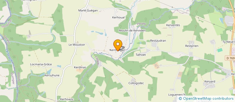 localisation de l'entreprise YOUENN CAOUISSIN SARL à PLOUAY