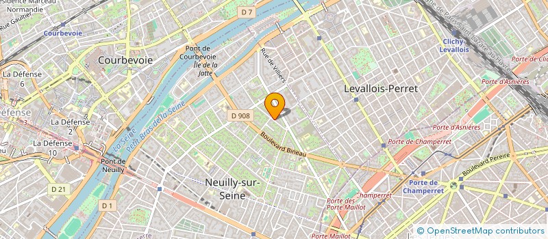 localisation de l'entreprise YOUFIRST-ASSURANCES à NEUILLY-SUR-SEINE