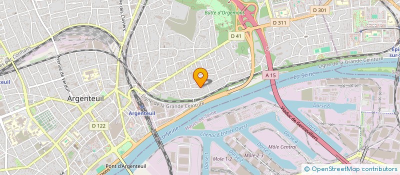 localisation de l'entreprise YOUFORM FORMATION  ARGENTEUIL