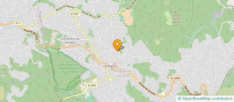 localisation de l'entreprise YOUGO  ROQUEFORT-LES-PINS