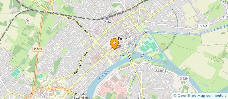 localisation de l'entreprise YOUGOPOSE à DOLE