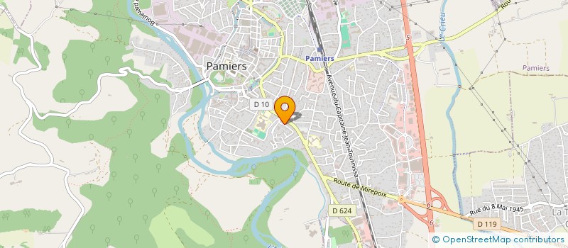 localisation de l'entreprise YOUGOWW  PAMIERS