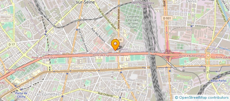 localisation de l'entreprise YOUHAR à SAINT-OUEN-SUR-SEINE