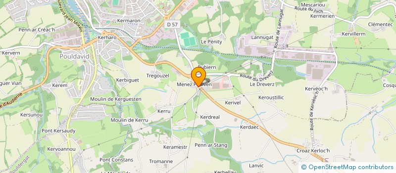 localisation de l'entreprise YOUINOU  DOUARNENEZ
