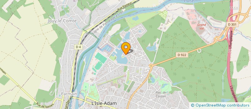 localisation de l'entreprise YOUKA  L'ISLE-ADAM