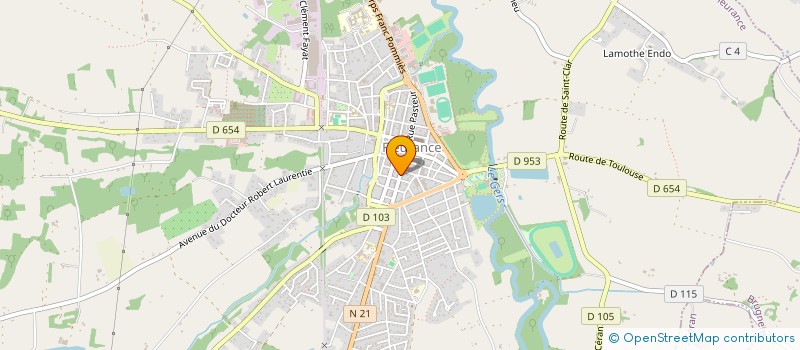 localisation de l'entreprise YOUKI IMMOBILIER  FLEURANCE