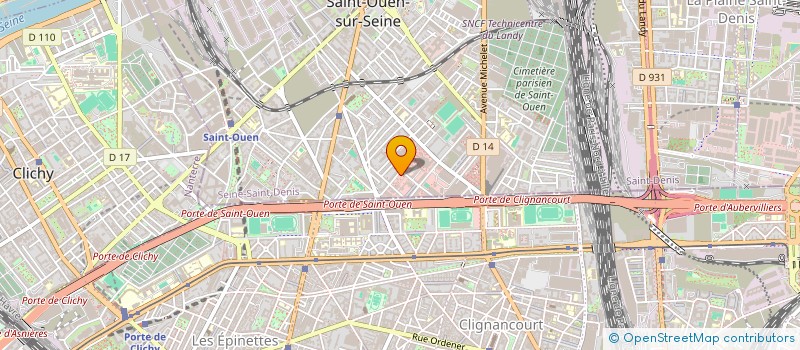 localisation de l'entreprise YOUL TRANSPORT  SAINT-OUEN-SUR-SEINE