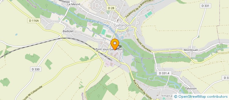 localisation de l'entreprise YOULAHOPSPORTIF à BAILLEAU-ARMENONVILLE