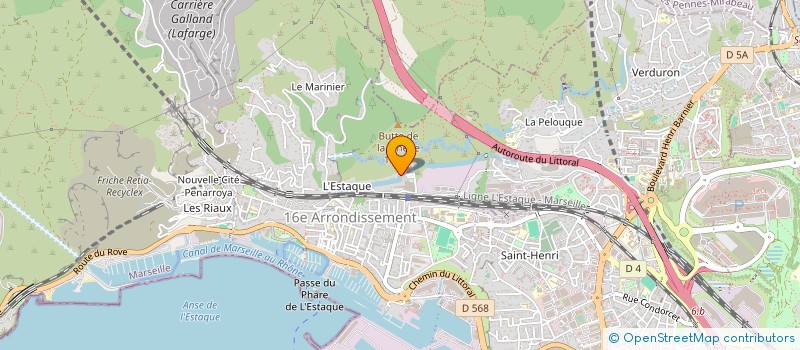localisation de l'entreprise YOUM CONCEPT à MARSEILLE 16