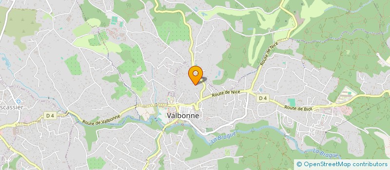localisation de l'entreprise YOUMAN à VALBONNE