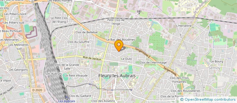 localisation de l'entreprise YOUMANAIR à FLEURY-LES-AUBRAIS