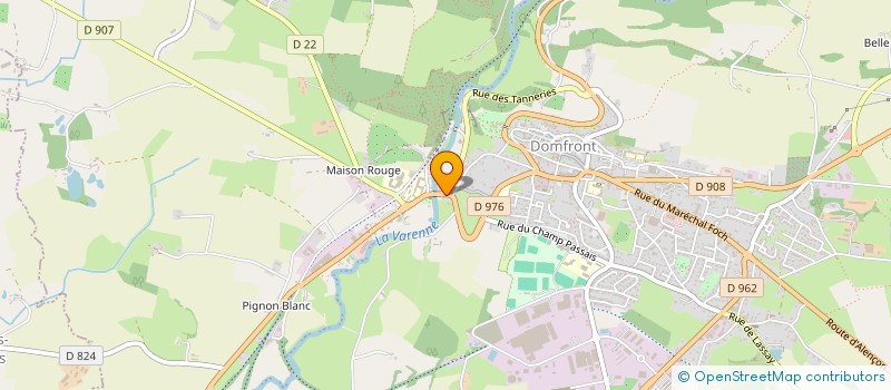 localisation de l'entreprise YOUMARAM PIZZA à DOMFRONT-EN-POIRAIE