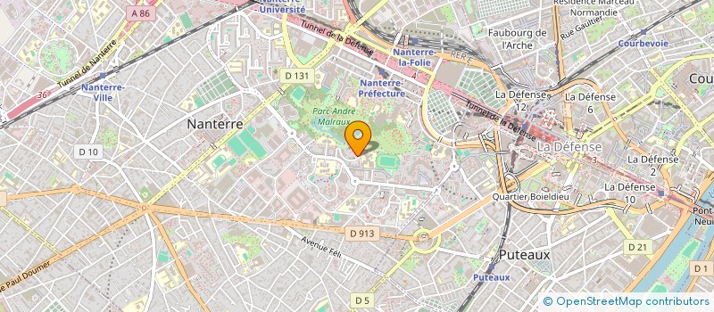 localisation de l'entreprise YOUMBI COMPANY à NANTERRE
